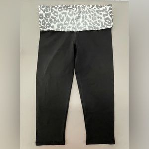 Y2K Victoria Secret PINK Fold Over Capri Leggings XS